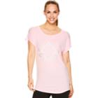 Women's Gaiam Intention Graphic-print Yoga Tee, Size: Large, Dark Grey