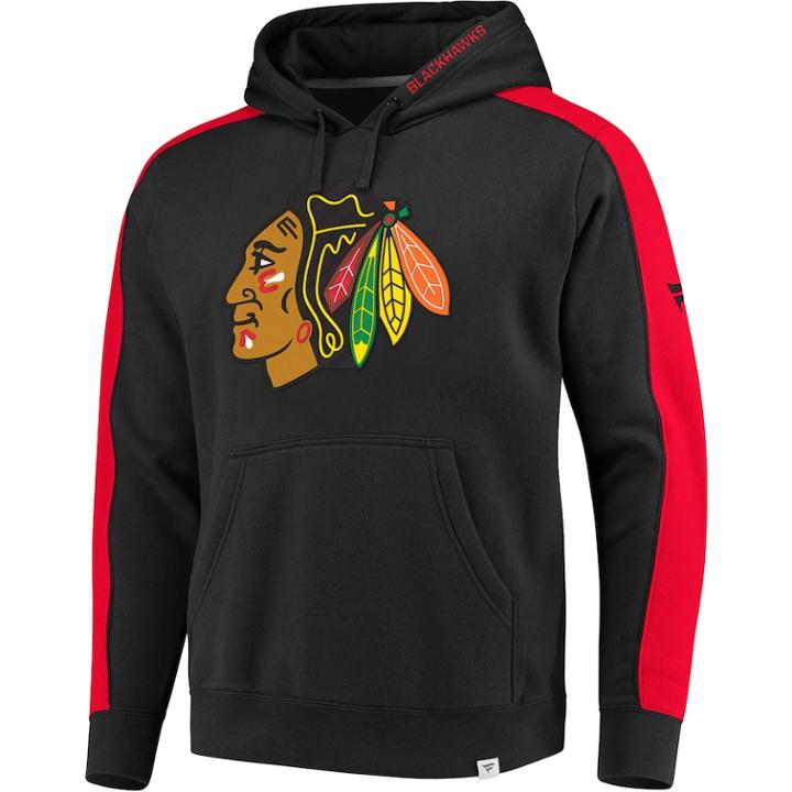 Men's Chicago Blackhawks Iconic Hoodie, Size: Medium, Oxford