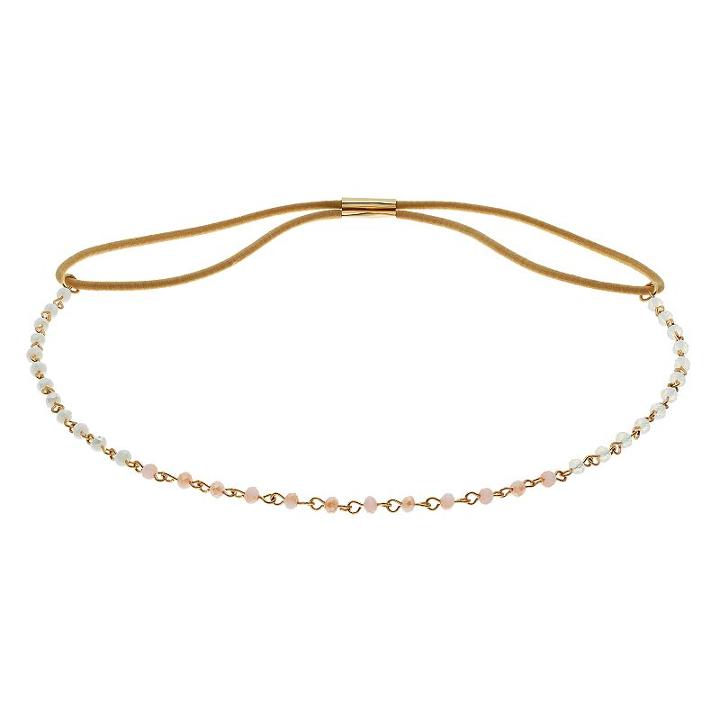 Lc Lauren Conrad Pastel Beaded Stretch Headband, Women's, Multicolor