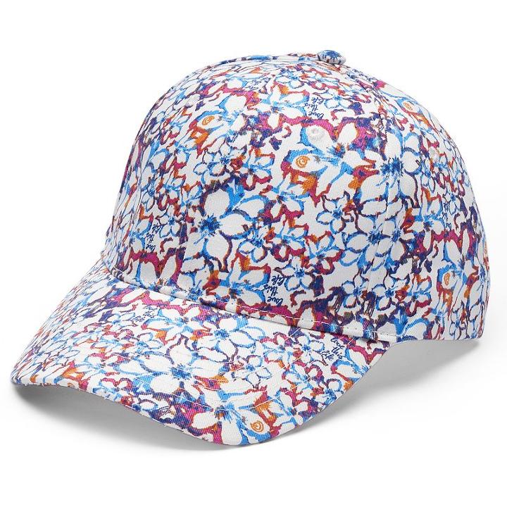 Women's Love This Life Hibiscus Floral Print Baseball Cap, Ovrfl Oth