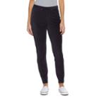 Women's Croft & Barrow&reg; Corduroy Leggings, Size: L Long, Blue (navy)