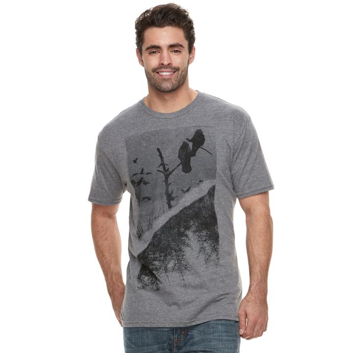 Big & Tall Apt. 9&reg; The Upside Down Nature Graphic Tee, Men's, Size: 3xb, Med Grey