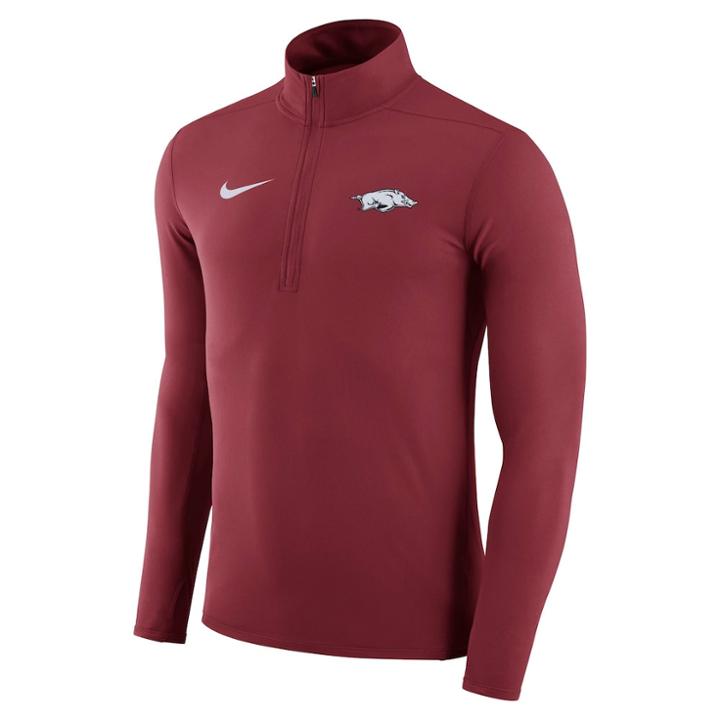 Men's Nike Arkansas Razorbacks Dri-fit Element Pullover, Size: Medium, Other Clrs