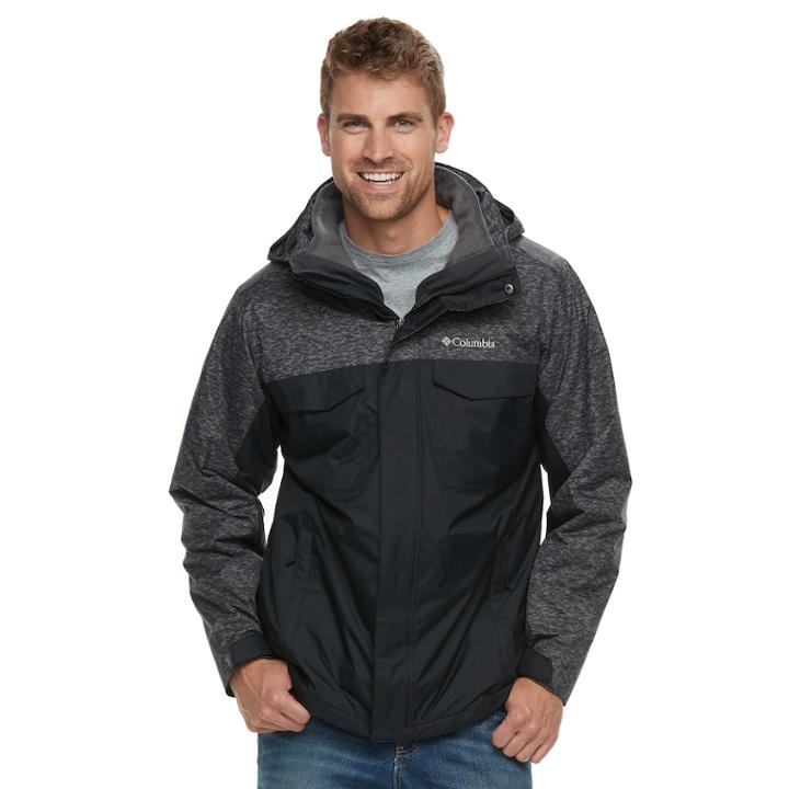 Big & Tall Columbia Timberline 3-in-1 Jacket, Men's, Size: 4xb, Grey (charcoal)