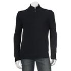 Big & Tall Croft & Barrow&reg; Classic-fit 5gg Quarter-zip Sweater, Men's, Size: 3xb, Black