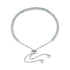 Stella Grace Sterling Silver Sky Blue Topaz Bolo Bracelet, Women's, Size: 7