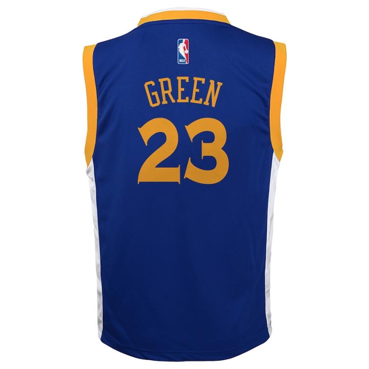 Boys 8-20 Adidas Golden State Warriors Draymond Green Replica Jersey, Size: L 14-16, Blue