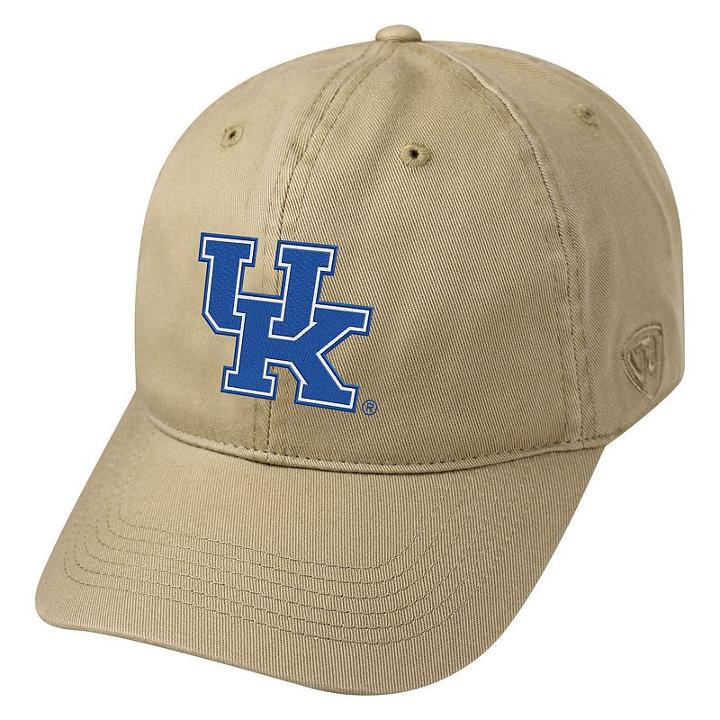 Adult Top Of The World Kentucky Wildcats Crew Adjustable Cap, Men's, Beig/green (beig/khaki)
