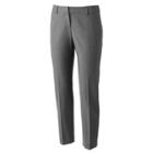 Apt. 9&reg; Modern Fit Ankle Dress Pants - Women's, Size: 10, Grey Other