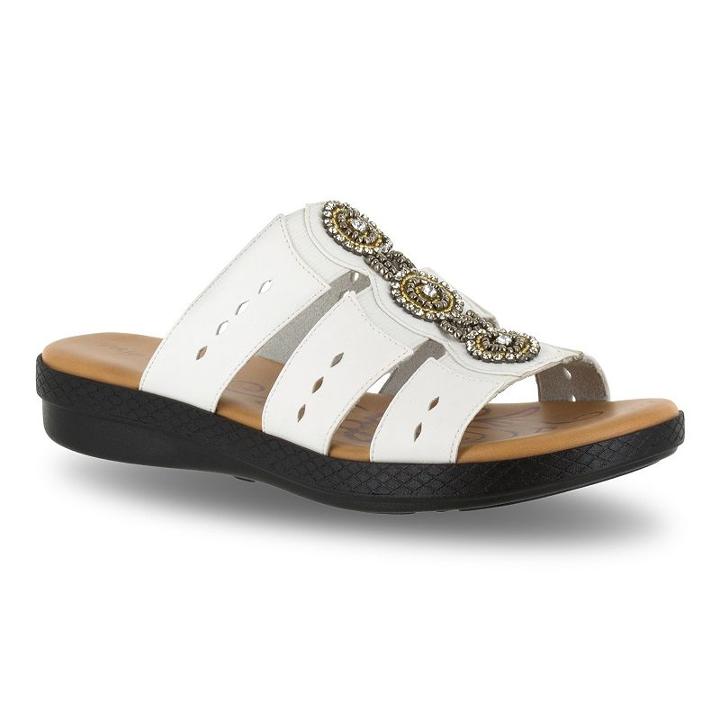 Easy Street Nori Women's Sandals, Size: Medium (9.5), White