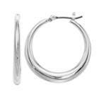 Napier Large Hoop Earrings, Women's, Silver