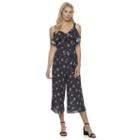 Juniors' Jolie Vie Double V Crop Jumpsuit, Girl's, Size: Xs, Ovrfl Oth