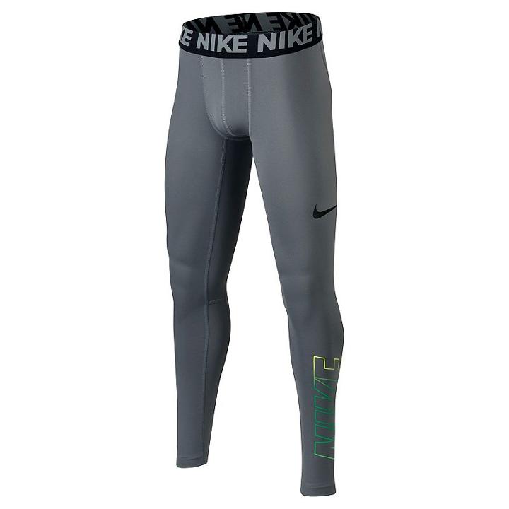 Boys 8-20 Nike Base Layer Leggings, Size: Medium, Grey Other