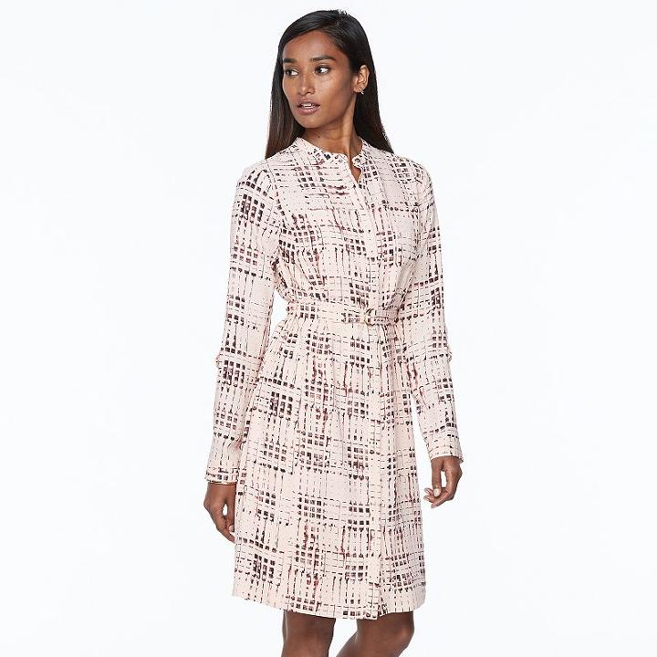 Women's Apt. 9&reg; Shirtdress, Size: Xxl, Lt Orange