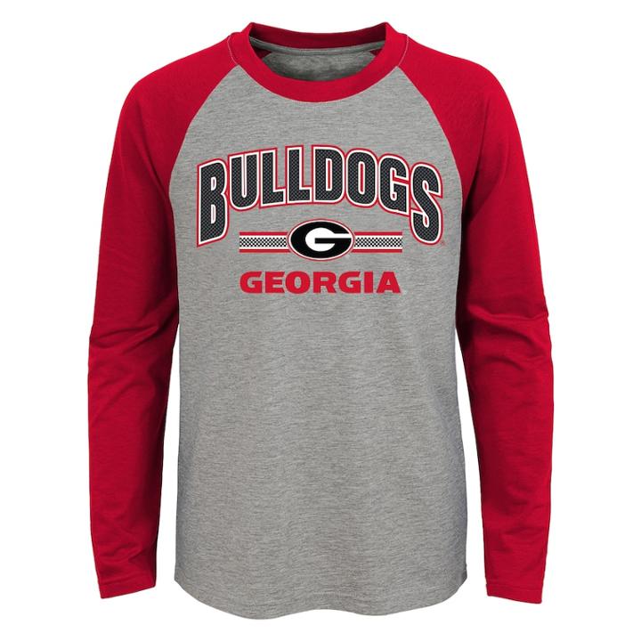 Boys 4-18 Georgia Bulldogs Audible Tee, Size: 6-7, Grey