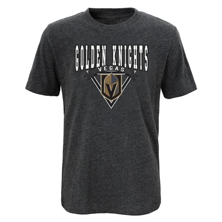 Boys 8-20 Vegas Golden Knights Banner Tee, Size: M 10-12, Grey (charcoal)