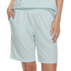Women's Sonoma Goods For Life&trade; Bermuda Pajama Shorts, Size: Medium, Light Blue