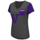 Women's Campus Heritage Washington Huskies Pocket V-neck Tee, Size: Xl, Drk Purple