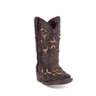 Laredo Sabre Kids' Harness Western Boots, Girl's, Size: 11.5, Brown