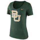 Women's Nike Baylor Bears Logo Scoopneck Tee, Size: Large, Green