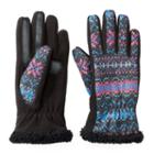 Women's Isotoner Water Repellent Chenille Tech Gloves, Size: L-xl, Oxford