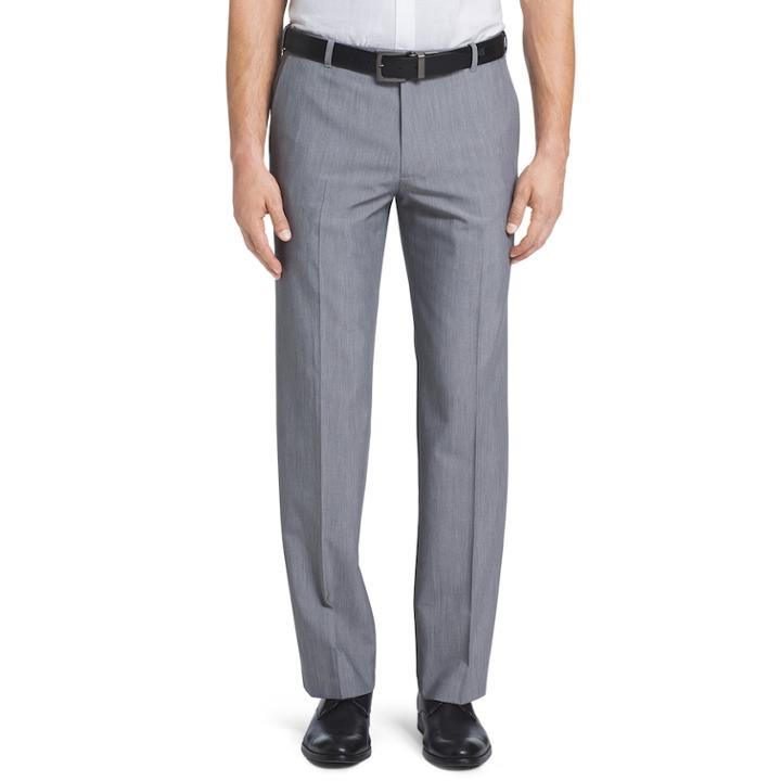 Big & Tall Van Heusen Flex Straight-fit No-iron Dress Pants, Men's, Size: 48x32, Silver