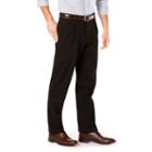 Men's Dockers&reg; Classic Fit Signature Stretch Khaki Pants - Pleated D3, Size: 32x32, Black