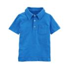 Boys 4-8 Carter's Solid Polo Shirt, Size: 4/5, Med Blue