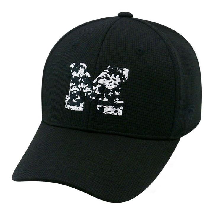 Top Of The World, Adult Michigan Wolverines Digi One-fit Cap, Black