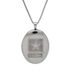 Sterling Silver U.s. Army Locket Necklace, Women's, Size: 18, Grey