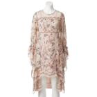 Women's Lc Lauren Conrad High-low Print A-line Dress, Size: Small, White