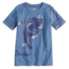 Boys 4-12 Sonoma Goods For Life&trade; Striped Graphic Tee, Size: 7, Dark Blue