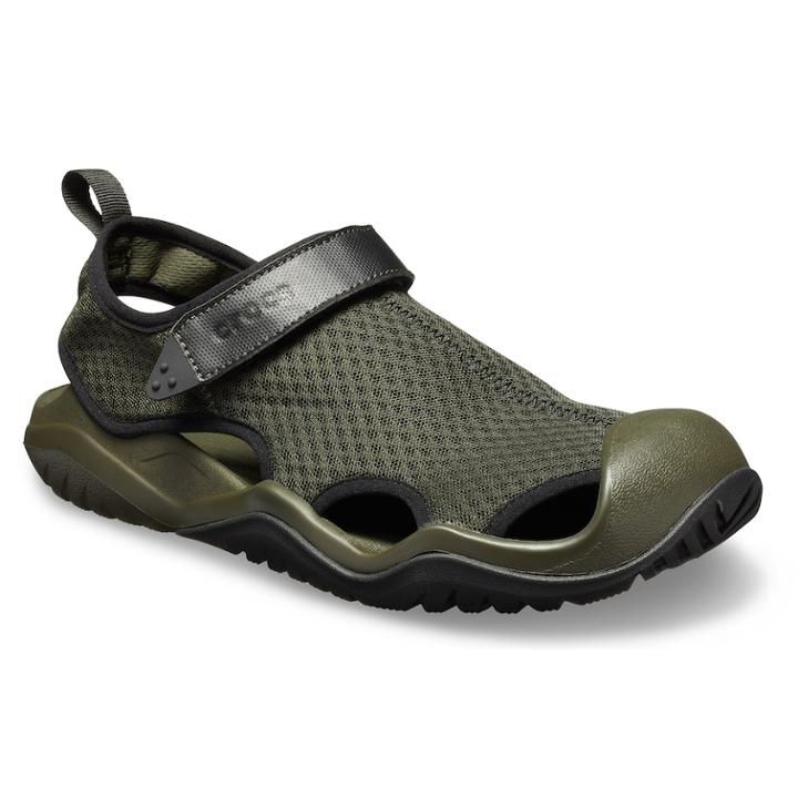 Crocs Swiftwater Men's Sandals, Size: 8, Brt Green