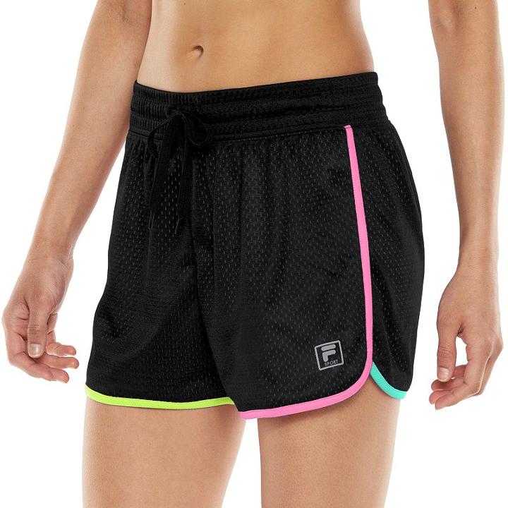 Women's Fila Sport&reg; Academy Mesh Performance Shorts, Size: Medium, Oxford