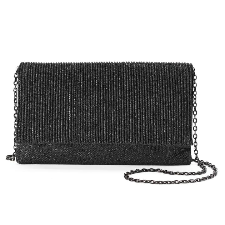 Gunne Sax By Jessica Mcclintock Priscilla Pleated Crossbody Clutch, Women's, Black