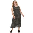 Plus Size Croft & Barrow&reg; Smocked Tank Dress, Women's, Size: 3xl, Med Beige