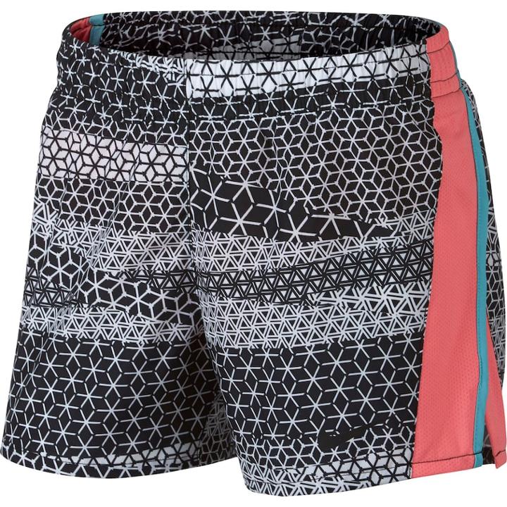 Girls 7-16 Nike Dri-fit Printed Running Shorts, Size: Small, Grey (charcoal)