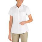 Dickies Poplin Shirt - Women's, Size: Medium, White Oth
