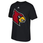 Men's Adidas Louisville Cardinals Huge Logo Tee, Size: Medium, Grey