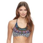 Women's Apt. 9&reg; Tribal Crisscross Bikini Top, Size: Large, Ovrfl Oth