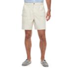 Men's Croft & Barrow&reg; Classic-fit Side Elastic Cargo Shorts, Size: 38, Lt Beige