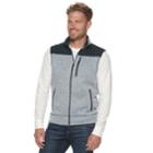 Men's Sonoma Goods For Life&trade; Supersoft Modern-fit Sweater Fleece Vest, Size: Xl, Dark Blue