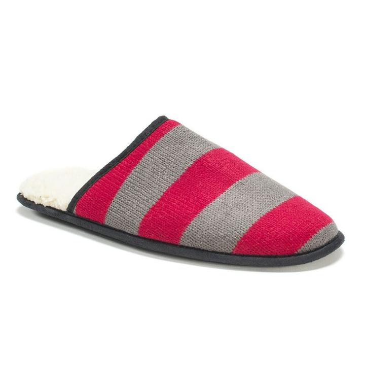 Muk Luks Game Day Scuffs Men's Slippers, Size: Large, Dark Red