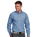 Men's Antigua Oklahoma City Thunder Associate Plaid Button-down Shirt, Size: Small, White Oth