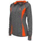 Women's Campus Heritage Miami Hurricanes Money Quarter-zip Top, Size: Small, Silver