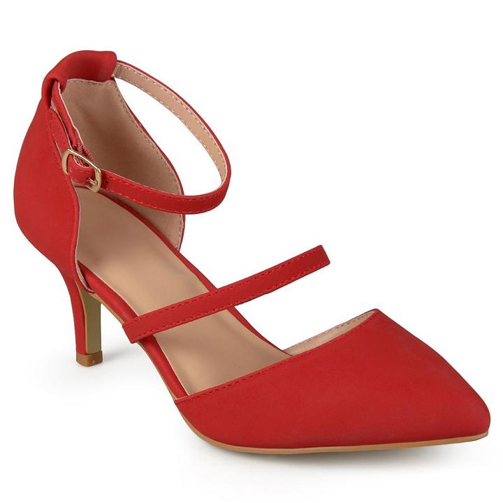 Journee Collection Chaney Women's High Heels, Girl's, Size: 6.5, Red