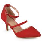 Journee Collection Chaney Women's High Heels, Girl's, Size: 6.5, Red