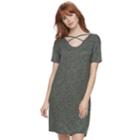 Women's Juicy Couture Crisscross T-shirt Dress, Size: Small, Lt Green