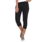 Petite Sonoma Goods For Life&trade; Jersey Capri Leggings, Women's, Size: Xs Petite, Black