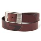 Men's Georgia Bulldogs Brandish Leather Belt, Size: 42, Brown